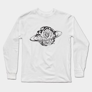 Floral Saturn Long Sleeve T-Shirt